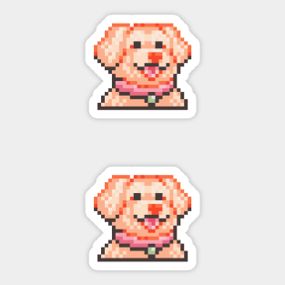 Retriever Doggo Stickers B Sticker